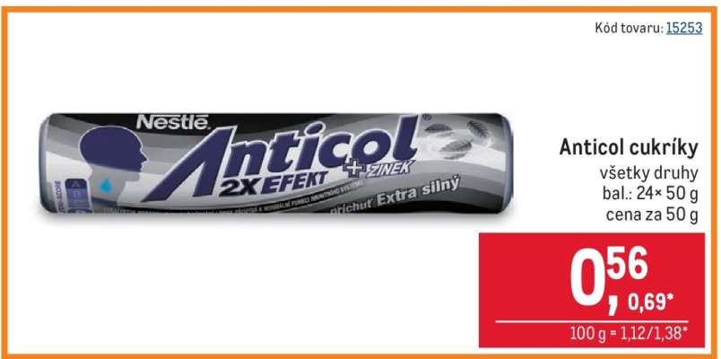 ANTICOL CUKRÍKY