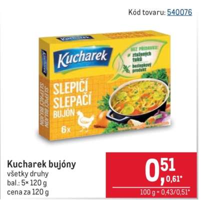 Kucharek bujóny
