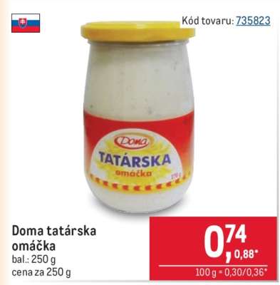 Doma tatárska omáčka