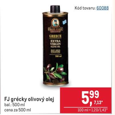 FJ grécky olivový olej