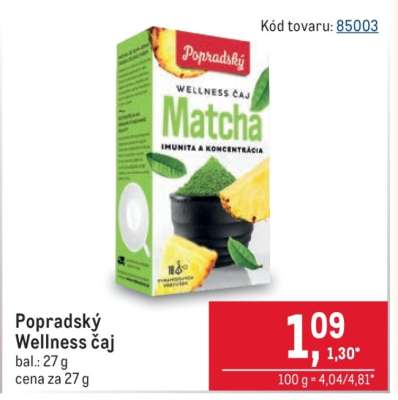 POPRADSKÝ WELLNESS ČAJ