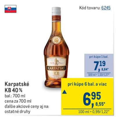 Karpatské KB 40 %