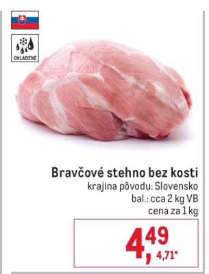 Bravčové stehno bez kosti