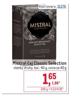 Mistral čaj Classic Selection