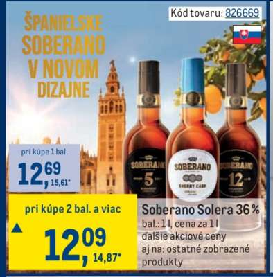 Soberano Solera 36 %