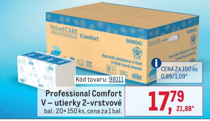Professional Comfort V – utierky 2-vrstvové