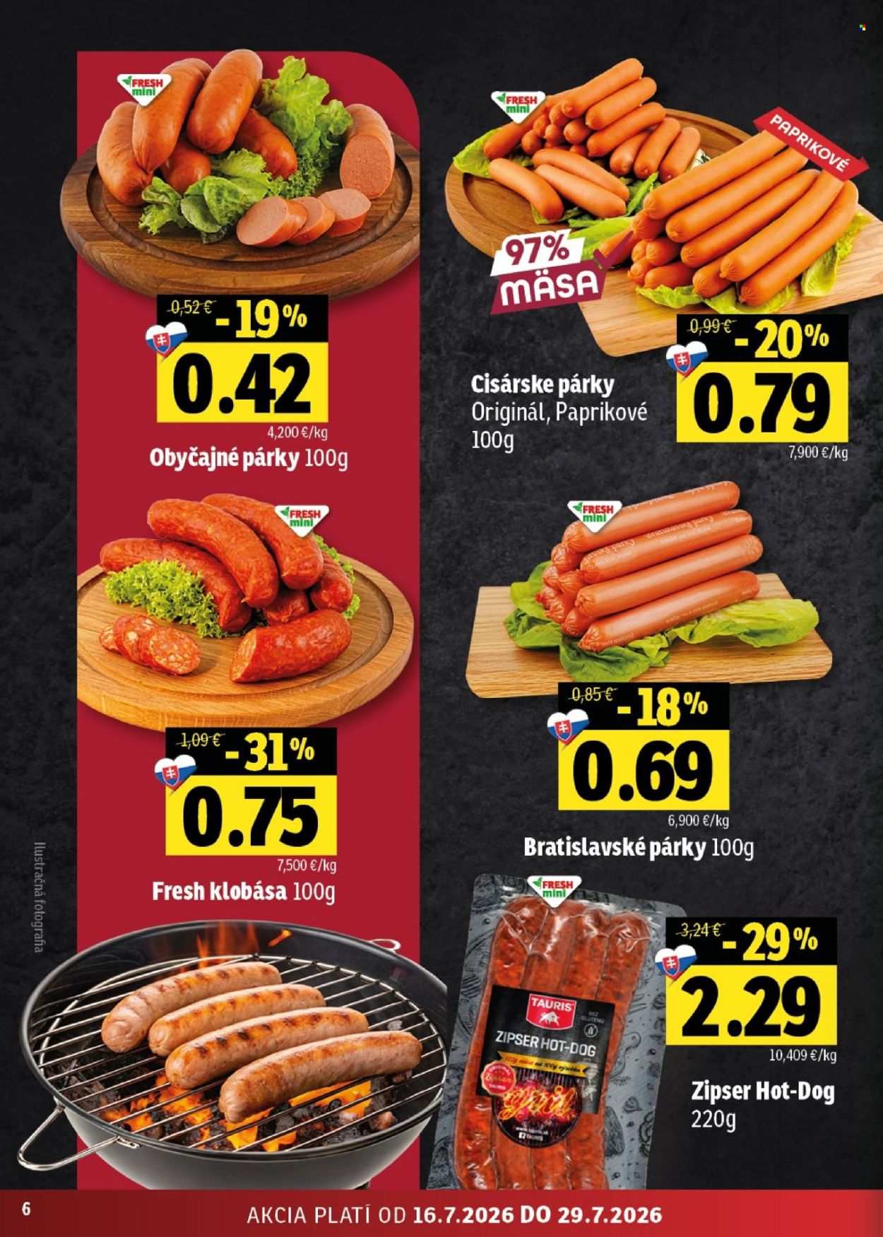 Leták FRESH - 16.7.2026 - 29.7.2026. Strana 6