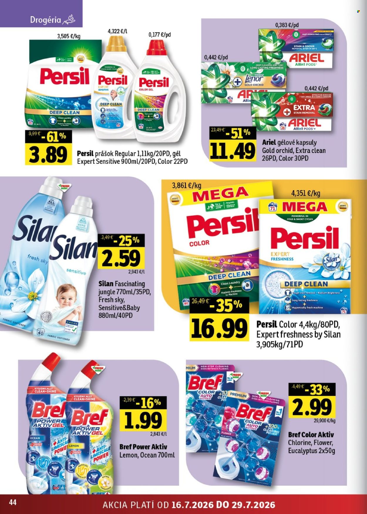 Leták FRESH - 16.7.2026 - 29.7.2026. Strana 44