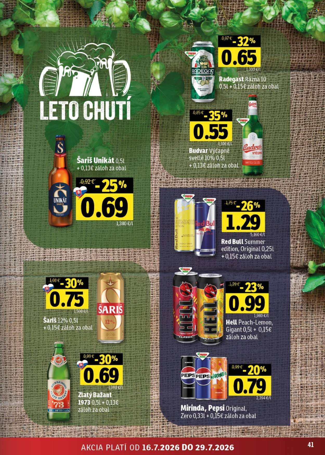 Leták FRESH - 16.7.2026 - 29.7.2026. Strana 41