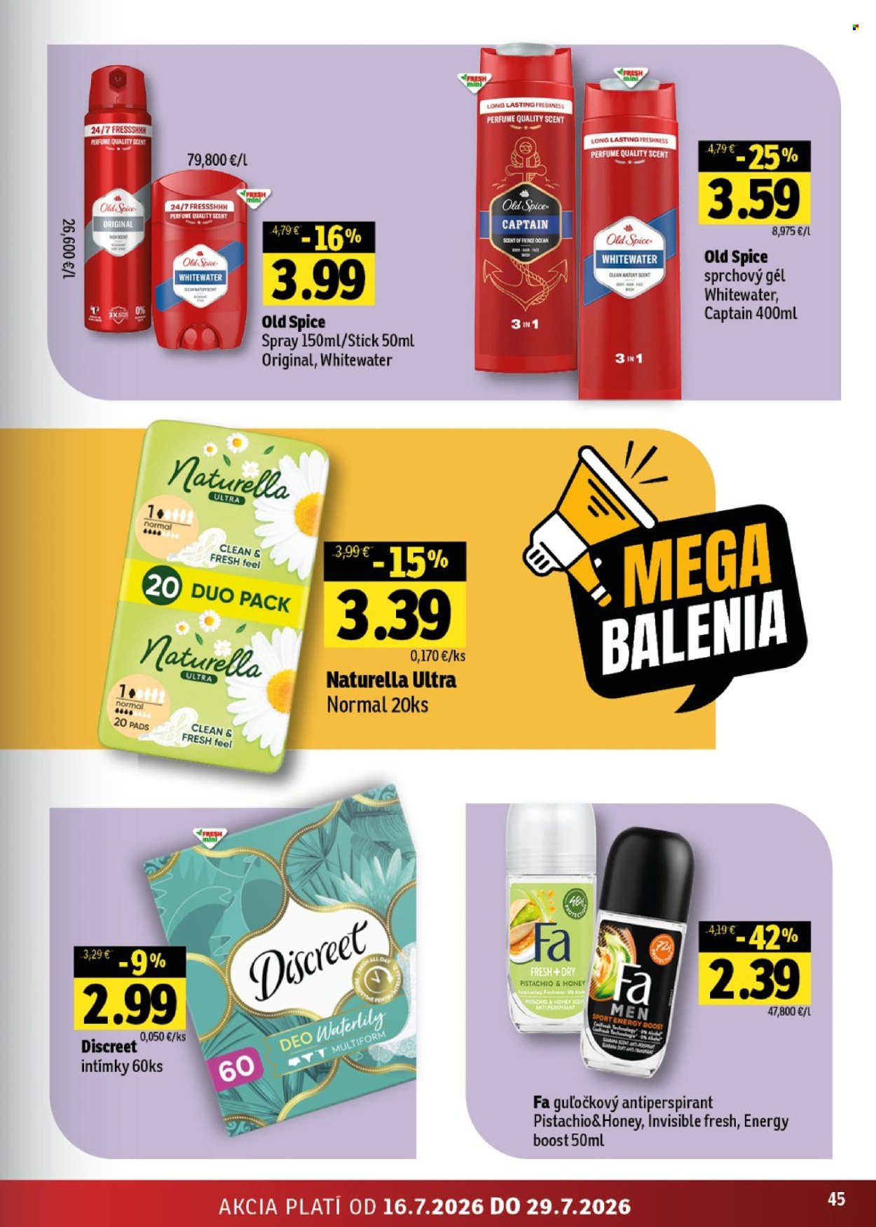 Leták FRESH - 16.7.2026 - 29.7.2026. Strana 45