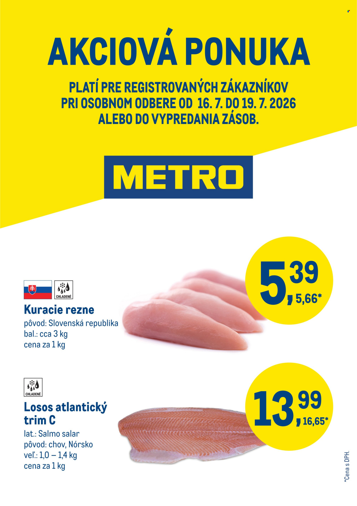 Leták Metro - 16.7.2026 - 19.7.2026. Strana 1