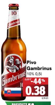Pivo Gambrinus