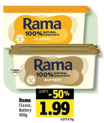 Rama Classic, Buttery 400g