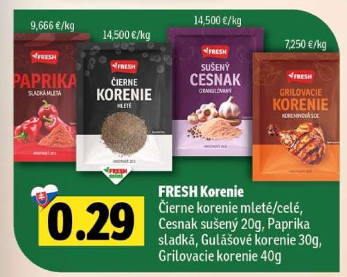 FRESH Korenie