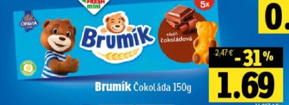 Brumík čokoláda 150g