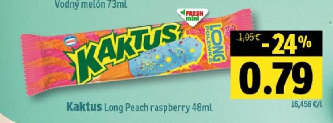 Kaktus Long Peach Raspberry 48ml