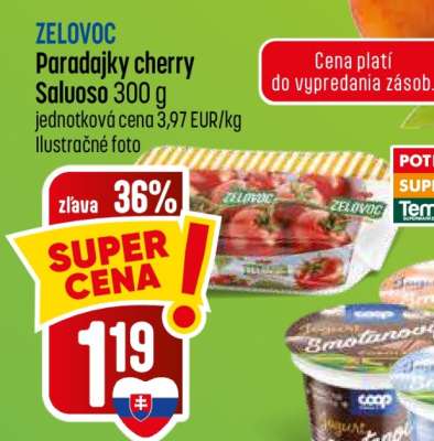 Paradajky cherry Saluoso 300 g
