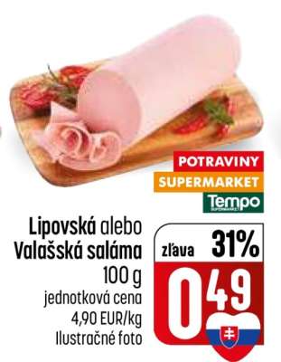 Lipovská alebo Valašská saláma