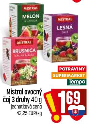 Mistral ovocný čaj 3 druhy 40 g