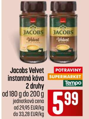 Jacobs Velvet Instantní káva