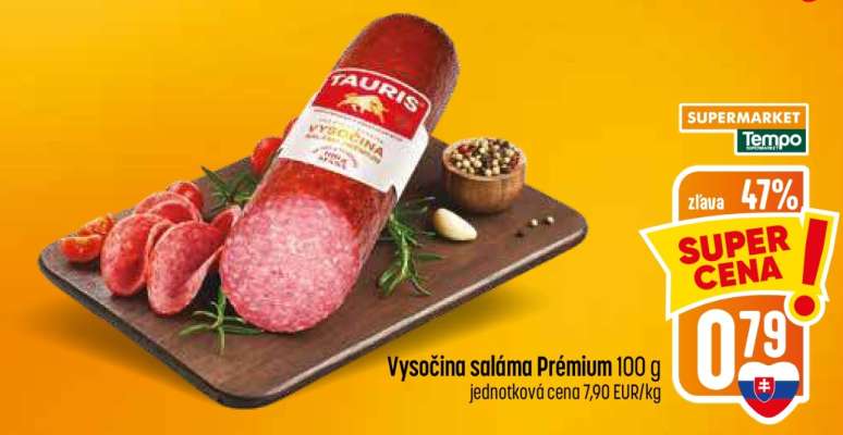 Vysočina saláma Prémiu