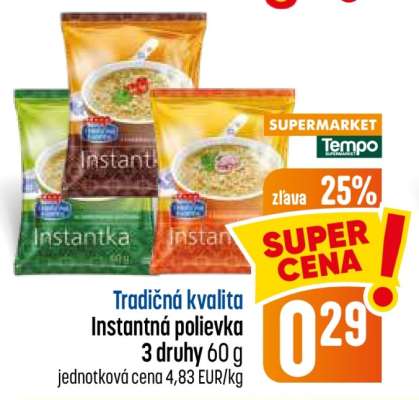 Instantná polievka