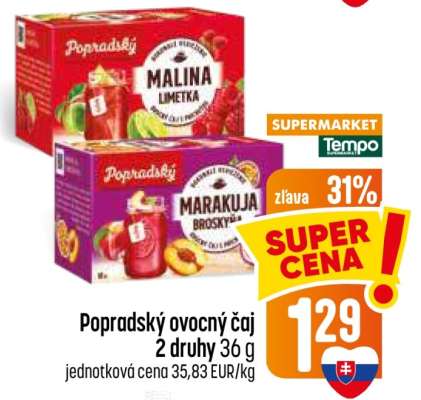 POPRADSKÝ OVOCNÝ ČAJ