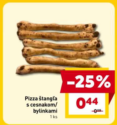 Pizza štangľa s cesnakom/bylinkami