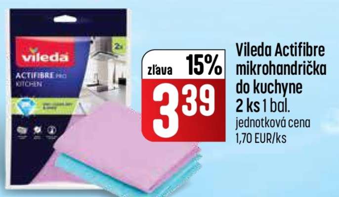 Vileda Actifibre mikrohandrička do kuchyne