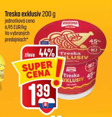 Treska exkluziv 200 g