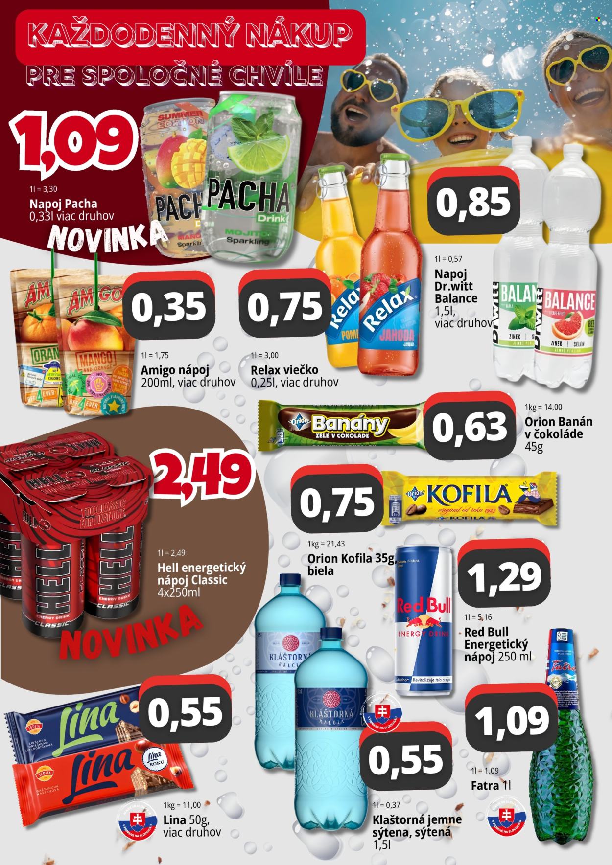Leták CBA Komfos - 1.7.2026 - 31.7.2026. Strana 3