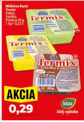 MLÉKÁRNA KUNÍN TERMIX