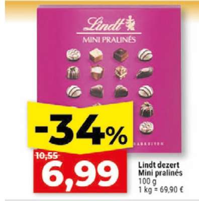 Lindt dezert Mini pralines