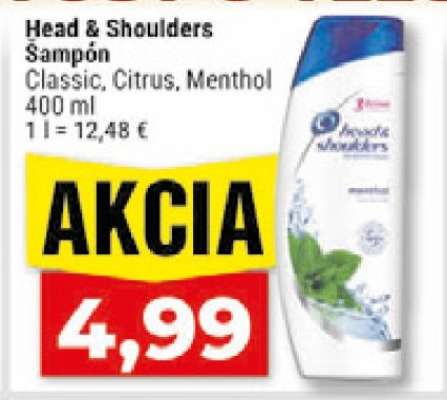 HEAD & SHOULDERS Šampón