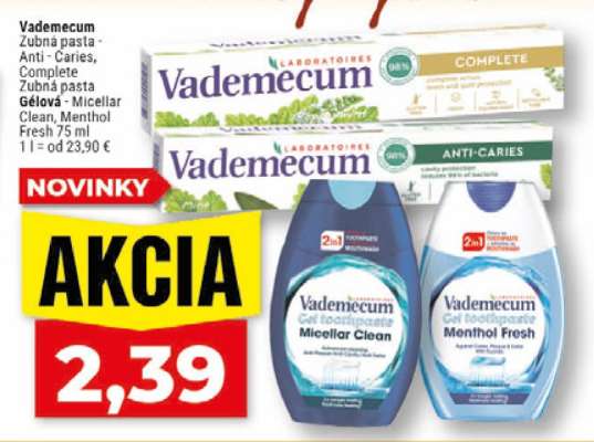 Vademecum zubná pasta