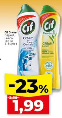 Cif Cream Original, Lemon