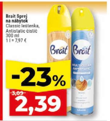 Brait Sprej na nábytok