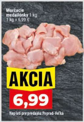 Morčacie medailónky 1 kg
