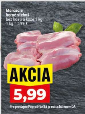 Morčacie horné stehná