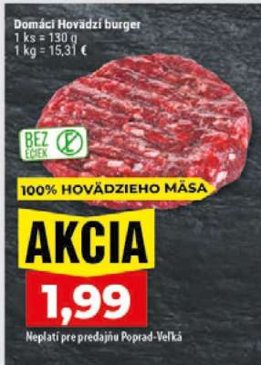 Domáci Hovädzí burger