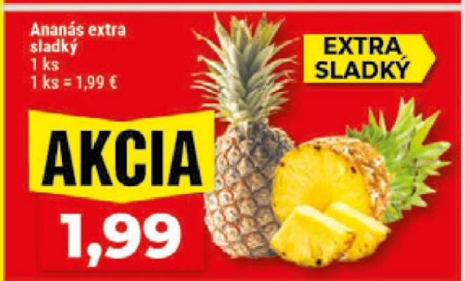 Ananás extra sladký
