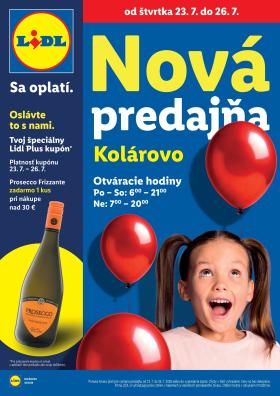 Lidl - Nová predajňa v Kolárove