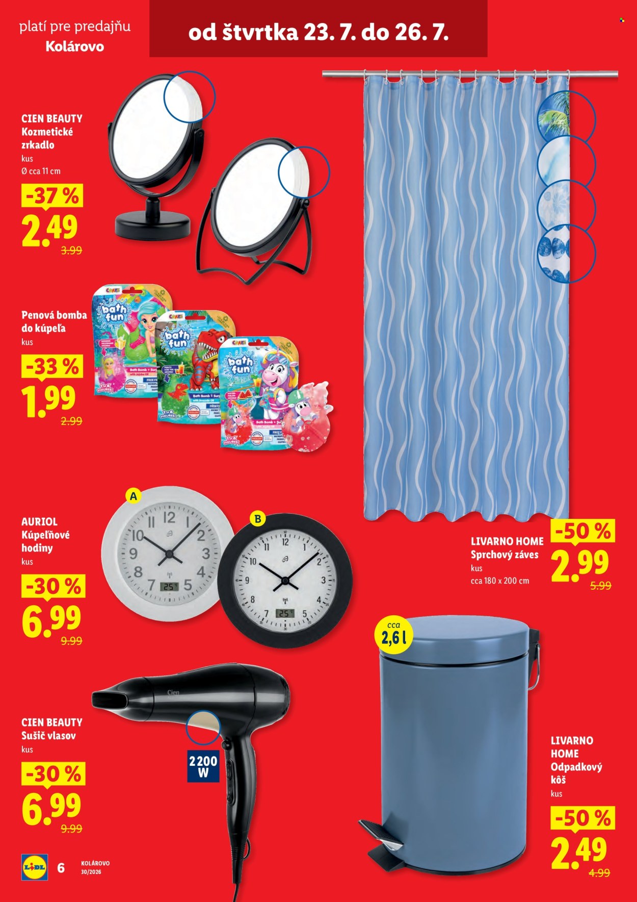 Leták Lidl - 23.7.2026 - 26.7.2026. Strana 6