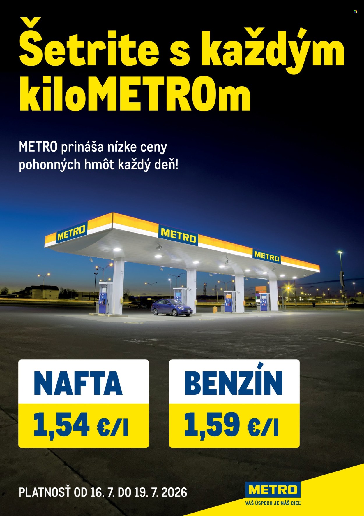 Leták Metro - 16.7.2026 - 19.7.2026. Strana 1