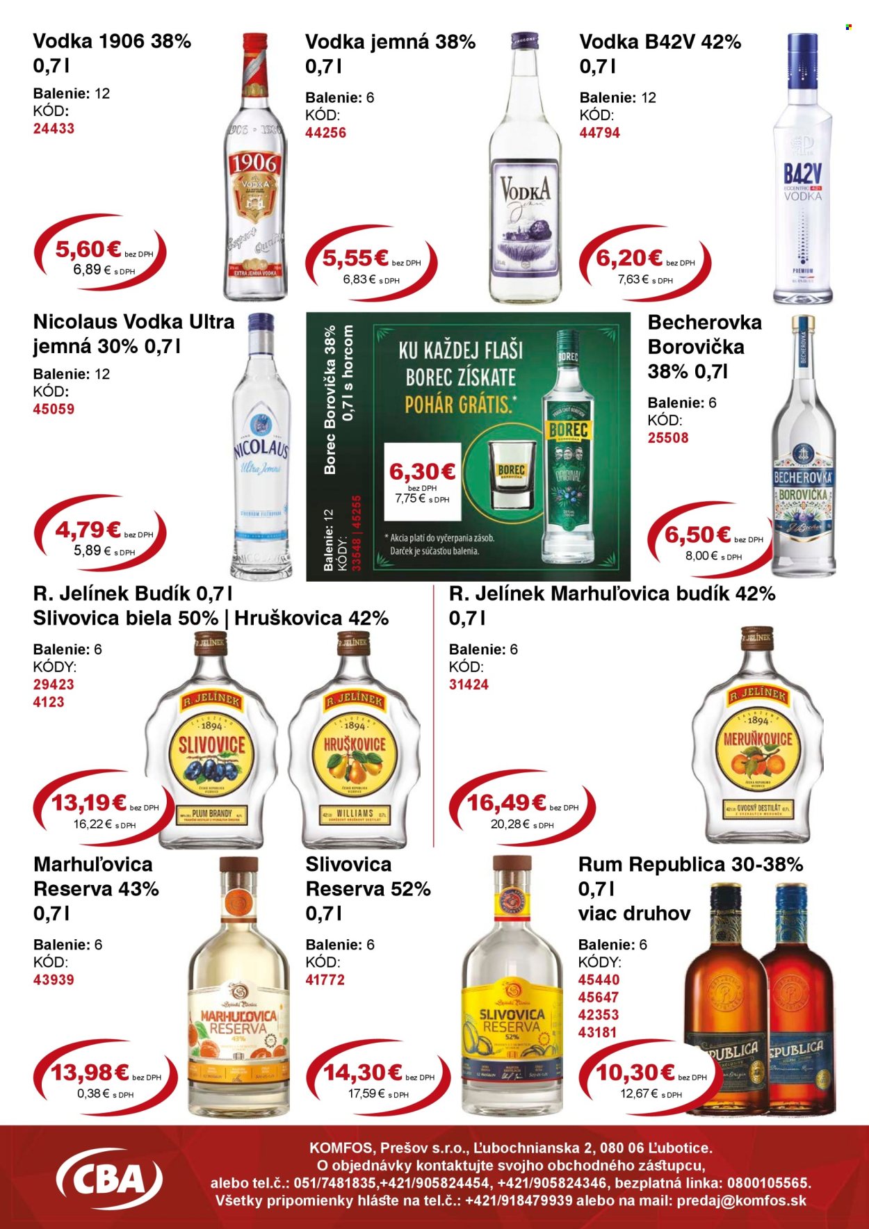 Leták CBA Komfos - 17.7.2026 - 30.7.2026. Strana 11