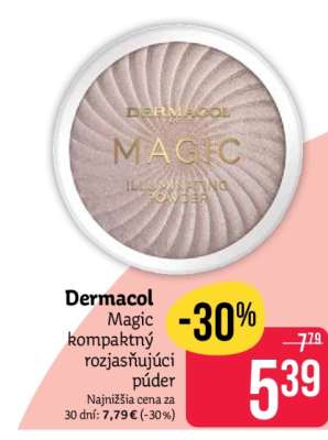Dermacol Magic kompaktný rozjasňujúci púder