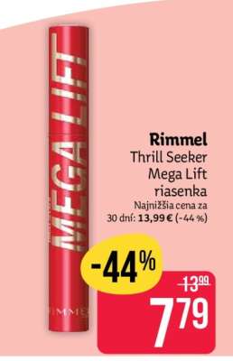 Rimmel Thrill Seeker Mega Lift riasenka