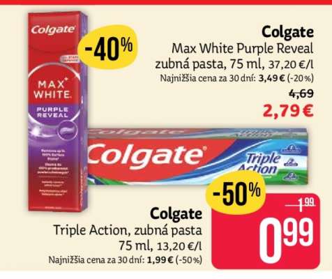 Colgate Triple Action, zubná pasta