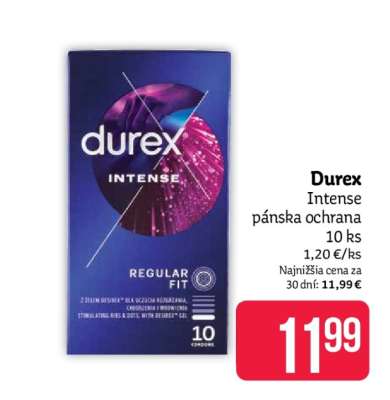 Durex Intense pánska ochrana 10 ks