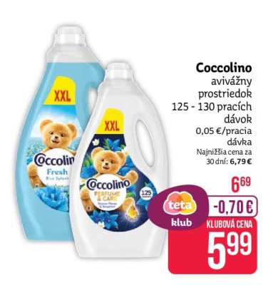 COCCOLINO Avivážny prostriedok
